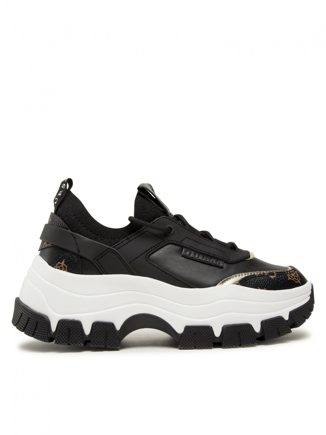 Guess Sneakersy Braydin FL8BYD SMF12 Černá